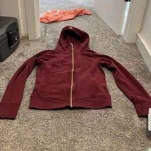 Lululemon Maroon Scuba Hoodie